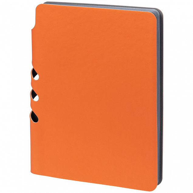 Ежедневник Flexpen Mini, недатированный, оранжевый с логотипом в Самаре заказать по выгодной цене в кибермаркете AvroraStore