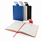 Блокнот с закладкой-фонариком, красный с логотипом в Самаре заказать по выгодной цене в кибермаркете AvroraStore
