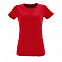 Футболка женская Regent Fit Women, красная с логотипом в Самаре заказать по выгодной цене в кибермаркете AvroraStore