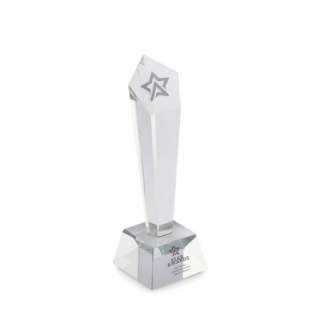 Хрустальная награда в подарочно с логотипом в Самаре заказать по выгодной цене в кибермаркете AvroraStore