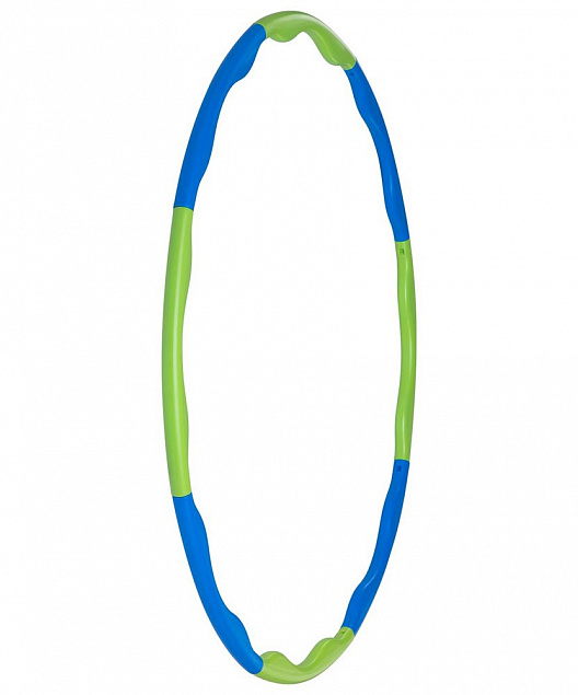 Обруч массажный Hula Hoop, сине-зеленый с логотипом в Самаре заказать по выгодной цене в кибермаркете AvroraStore