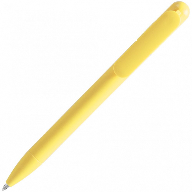 Ручка шариковая Prodir DS6S TMM, желтая с логотипом в Самаре заказать по выгодной цене в кибермаркете AvroraStore