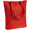 Холщовая сумка Avoska, красная с логотипом в Самаре заказать по выгодной цене в кибермаркете AvroraStore