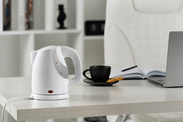 Электрический чайник TwinCups, белый с логотипом в Самаре заказать по выгодной цене в кибермаркете AvroraStore