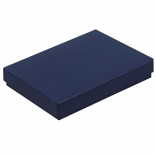 Коробка Slender, большая, синяя с логотипом в Самаре заказать по выгодной цене в кибермаркете AvroraStore