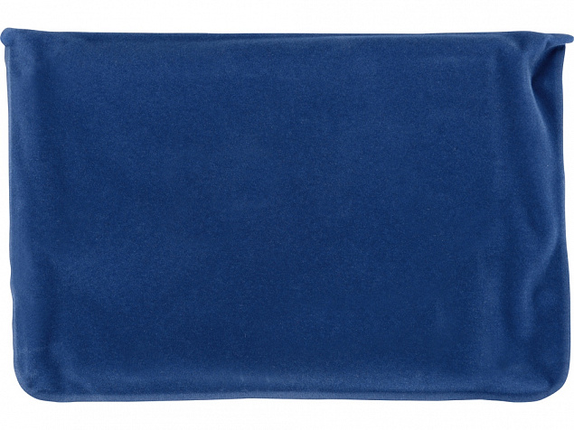 Подушка надувная Сеньос, синий классический с логотипом в Самаре заказать по выгодной цене в кибермаркете AvroraStore