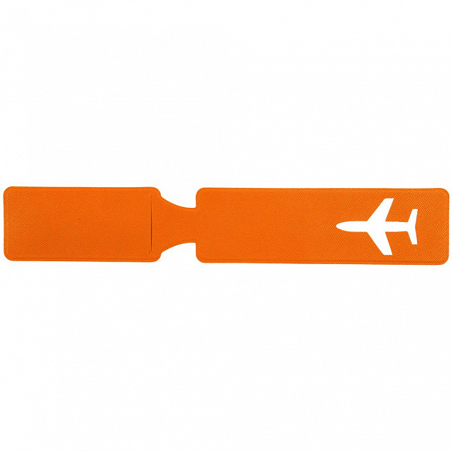Багажная бирка Devon, оранжевая с логотипом в Самаре заказать по выгодной цене в кибермаркете AvroraStore