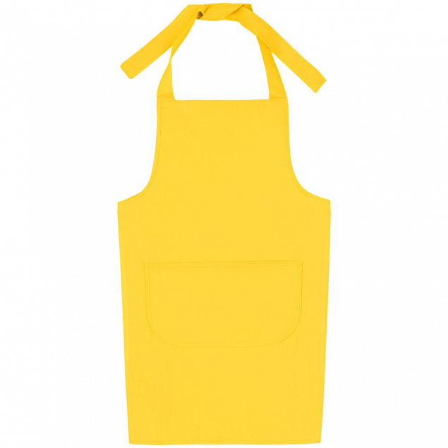 Фартук Neat, желтый с логотипом в Самаре заказать по выгодной цене в кибермаркете AvroraStore