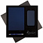 Подарочный набор Star синий (ежедневник, ручка, аккумулятор) с логотипом в Самаре заказать по выгодной цене в кибермаркете AvroraStore