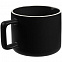 Чашка Fusion, черная с логотипом в Самаре заказать по выгодной цене в кибермаркете AvroraStore