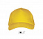 Бейсболка LONG BEACH,Жёлтый  с логотипом в Самаре заказать по выгодной цене в кибермаркете AvroraStore