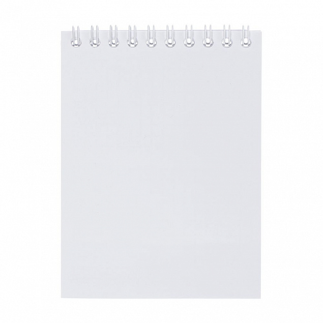 Блокнот Bonn Soft Touch, S, белый с логотипом в Самаре заказать по выгодной цене в кибермаркете AvroraStore