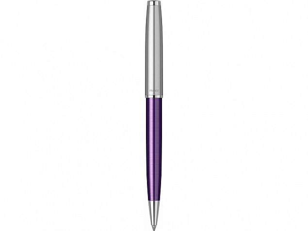 Ручка шариковая Parker «Sonnet Essentials Violet SB Steel CT» с логотипом в Самаре заказать по выгодной цене в кибермаркете AvroraStore