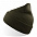 Шапка вязаная  двойная "Wind", с отворотом_черный,100% акрил  с логотипом в Самаре заказать по выгодной цене в кибермаркете AvroraStore