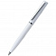 Ручка металлическая Alfa фрост, белая с логотипом в Самаре заказать по выгодной цене в кибермаркете AvroraStore