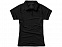 Рубашка поло Ottawa женская, черный с логотипом в Самаре заказать по выгодной цене в кибермаркете AvroraStore