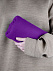 Флисовый плед Warm&Peace, фиолетовый с логотипом в Самаре заказать по выгодной цене в кибермаркете AvroraStore