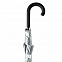 Зонт-трость Unit Wind, серебристый с логотипом в Самаре заказать по выгодной цене в кибермаркете AvroraStore