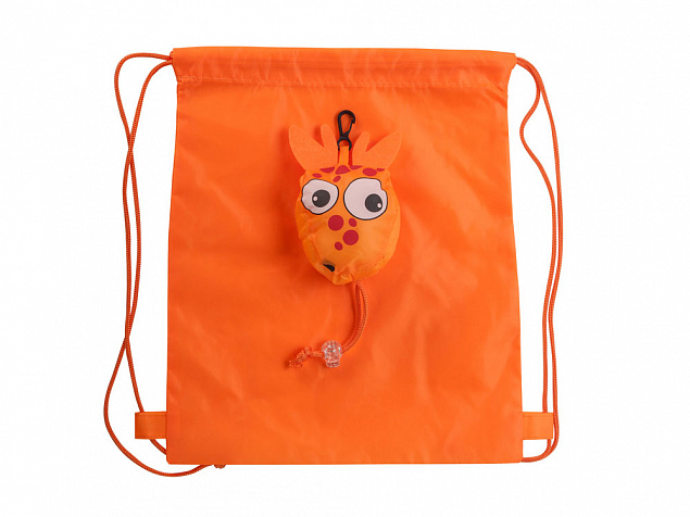 Детский рюкзак ELANIO складной, жираф с логотипом в Самаре заказать по выгодной цене в кибермаркете AvroraStore