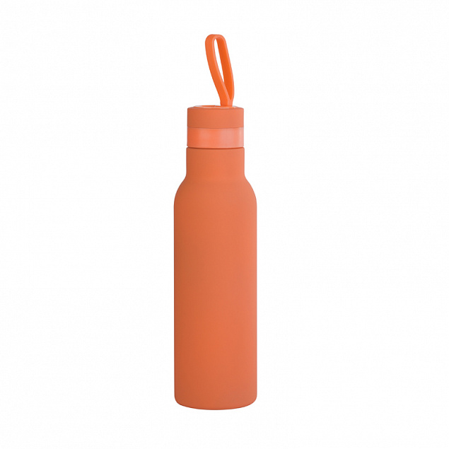 Бутылка для воды "Фитнес", покрытие soft touch, 0,7 л. с логотипом в Самаре заказать по выгодной цене в кибермаркете AvroraStore