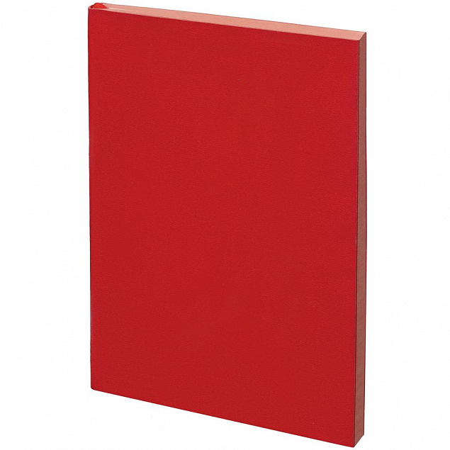 Ежедневник Flat Mini, недатированный, красный с логотипом в Самаре заказать по выгодной цене в кибермаркете AvroraStore