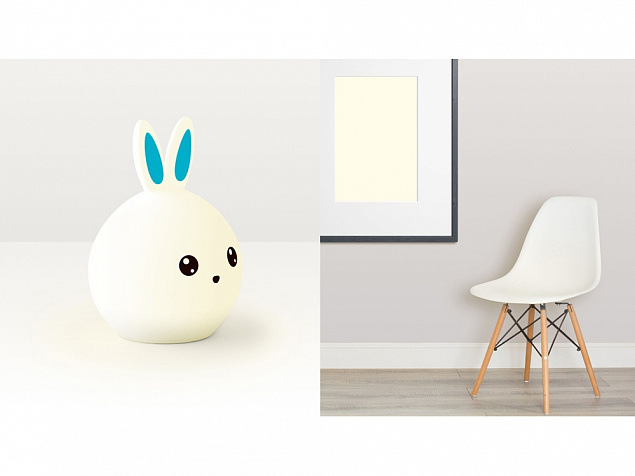Ночник LED Bunny с логотипом в Самаре заказать по выгодной цене в кибермаркете AvroraStore