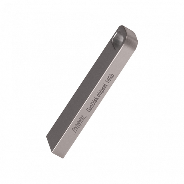USB Флешка, Flash, 16Gb, серебряный, в подарочной упаковке с логотипом в Самаре заказать по выгодной цене в кибермаркете AvroraStore