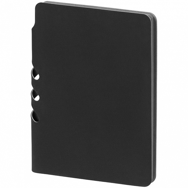Ежедневник Flexpen Mini, недатированный, черный с логотипом в Самаре заказать по выгодной цене в кибермаркете AvroraStore