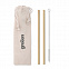 Бамбуковые палочки и щеточка в с логотипом в Самаре заказать по выгодной цене в кибермаркете AvroraStore