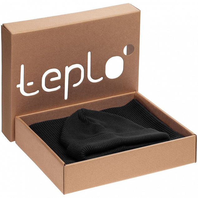Коробка Teplo, малая, крафт с логотипом в Самаре заказать по выгодной цене в кибермаркете AvroraStore