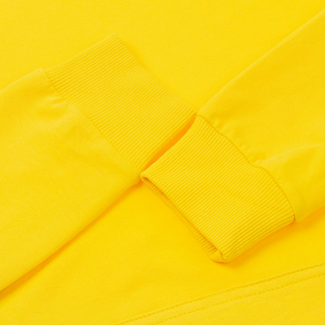 Толстовка с капюшоном Unit Kirenga, желтая с логотипом в Самаре заказать по выгодной цене в кибермаркете AvroraStore