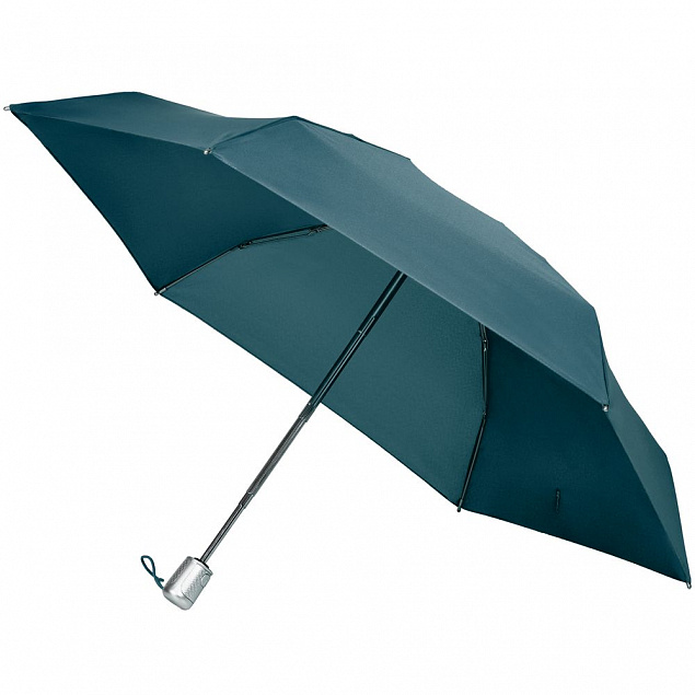 Складной зонт Alu Drop S, 4 сложения, автомат, синий (индиго) с логотипом в Самаре заказать по выгодной цене в кибермаркете AvroraStore