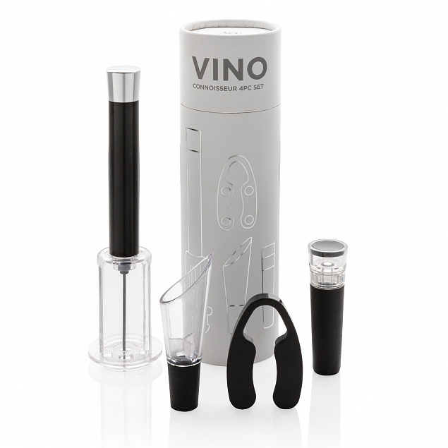 Профессиональный винный набор Vino, 4 шт. с логотипом в Самаре заказать по выгодной цене в кибермаркете AvroraStore