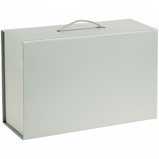 Коробка New Case, серебристая с логотипом в Самаре заказать по выгодной цене в кибермаркете AvroraStore