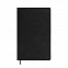 Бизнес-блокнот ALFI, A5, черный, мягкая обложка, в линейку с логотипом в Самаре заказать по выгодной цене в кибермаркете AvroraStore