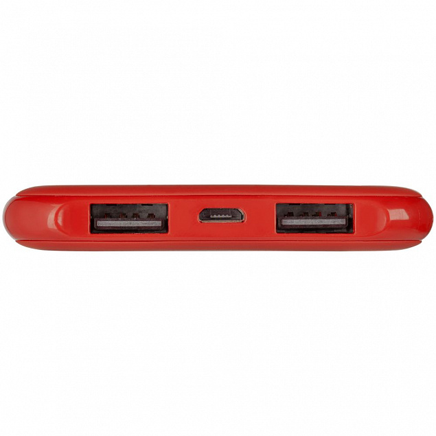 Внешний аккумулятор Uniscend Half Day Compact 5000 мAч, красный с логотипом в Самаре заказать по выгодной цене в кибермаркете AvroraStore
