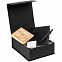 Коробка Flip Deep, серебристая с логотипом в Самаре заказать по выгодной цене в кибермаркете AvroraStore