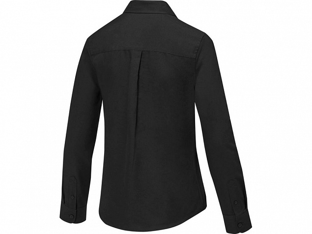 Pollux Женская рубашка с длинным рукавом, черный с логотипом в Самаре заказать по выгодной цене в кибермаркете AvroraStore