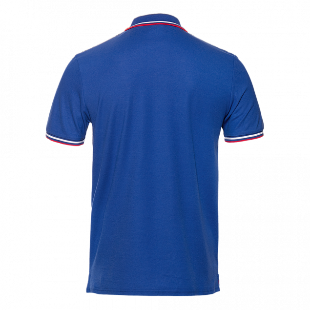 Рубашка поло Рубашка мужская 04RUS Синий с логотипом в Самаре заказать по выгодной цене в кибермаркете AvroraStore
