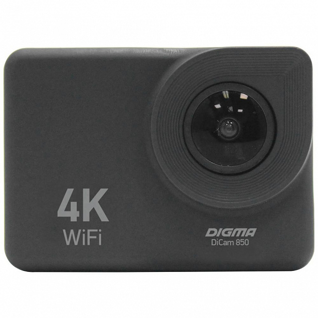 Экшн-камера Digma DiCam 850, черная с логотипом в Самаре заказать по выгодной цене в кибермаркете AvroraStore