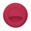 Стакан с крышкой PLA, 350 мл, розовый с логотипом в Самаре заказать по выгодной цене в кибермаркете AvroraStore