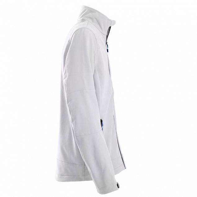 Куртка софтшелл мужская TRIAL, белая с логотипом в Самаре заказать по выгодной цене в кибермаркете AvroraStore