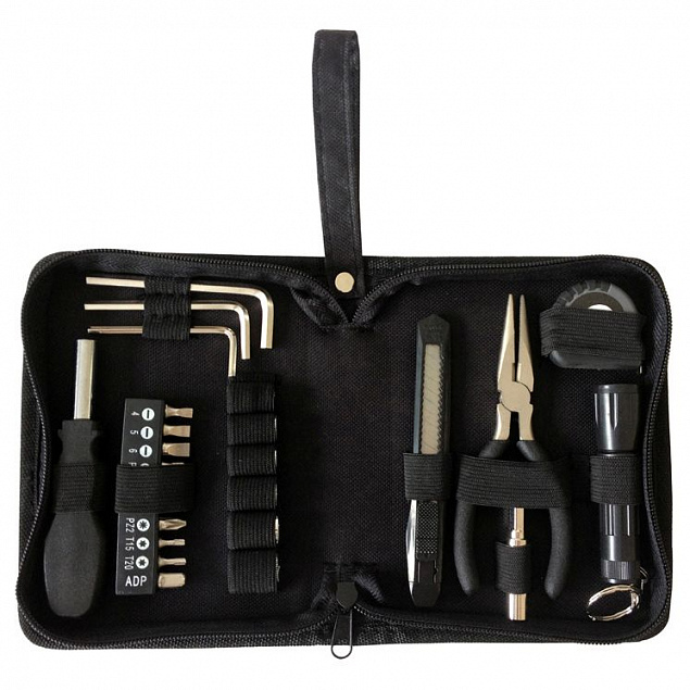 Набор инструментов Stinger 26, черный с логотипом в Самаре заказать по выгодной цене в кибермаркете AvroraStore