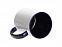 Кружка для сублимации, 330 мл, d=82 мм, стандарт А, белая, синяя внутри, синяя ручка с логотипом в Самаре заказать по выгодной цене в кибермаркете AvroraStore