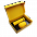 Набор Hot Box C (софт-тач) B, желтый с логотипом в Самаре заказать по выгодной цене в кибермаркете AvroraStore