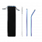 Набор многоразовых трубочек гальванических Оnlycofer Х black (спектр) с логотипом в Самаре заказать по выгодной цене в кибермаркете AvroraStore