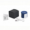 Беспроводная Bluetooth колонка "Echo", белый/темно-синий покрытие soft touch с логотипом в Самаре заказать по выгодной цене в кибермаркете AvroraStore