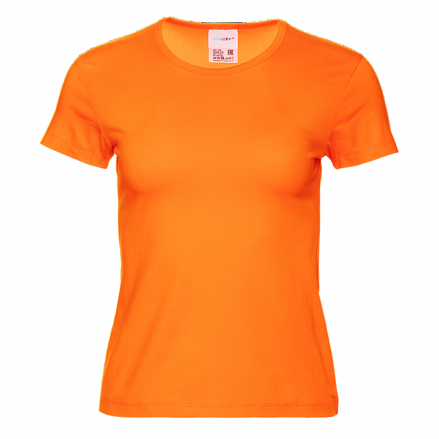 Футболка StanSlimWomen Оранжевый с логотипом в Самаре заказать по выгодной цене в кибермаркете AvroraStore