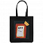 Холщовая сумка «Сода», черная с логотипом в Самаре заказать по выгодной цене в кибермаркете AvroraStore