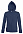 Толстовка женская на молнии с капюшоном Seven Women 290, темно-синяя с логотипом в Самаре заказать по выгодной цене в кибермаркете AvroraStore